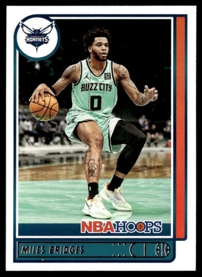 2021-22 NBA Hoops Miles Bridges Charlotte Hornets #190 - Image 1 of 2