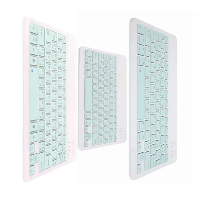 Wireless BT Keyboard Keycaps Typewriter Compatible With Universal Device 10 GDM - Image 1 of 4