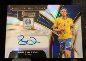 PANINI SELECT EURO 2020 - HISTORICAL SIGNIFICANCE JONAS OLSSON AUTO #HS-JOL - Picture 1 of 2