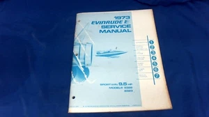Evinrude Sportwin 1973 manual de servicio 9,5 HP modelo 9322 9323 - usado - Imagen 1 de 3