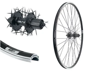 28 Zoll Hinterrad schwarz Shimano 8,-9,-10 fach V-Brake Laufrad Hohlkammer 29" - Bild 1 von 1