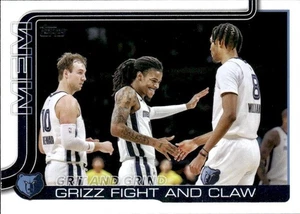 2025-26 Topps #298 Grit and Grind: Grizz Fight and Claw - Imagen 1 de 2