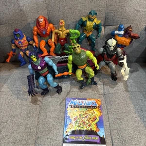 ¡Lote de 8 figuras vintage MOTU! ¡Latigazo cervical Skeletor Hordak y más! - Imagen 1 de 18