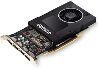^PNY NVIDIA Quadro P2200-PB 5GB PCIe Grafikkarte (VCQP2200-PB) - Image 1 of 1