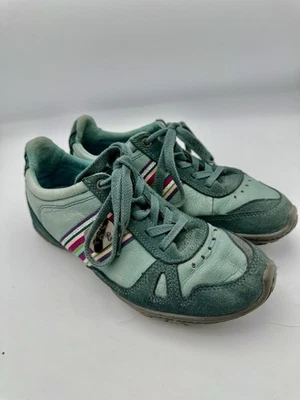 Vintage Diesel CHEJU 78 Feminino 7 Sapatos de Couro Azul-petróleo Vestido Casual Caminhada 1614 - Imagem 1 de 4