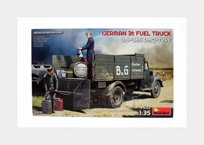 1:35 MINIART Opel Blitz German 3T Fuel Truck 2-Assi 1952 Kit MA53031 - Immagine 1 di 2