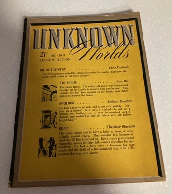 Unknown Worlds for December 1941 See Listing - Image 1 of 4