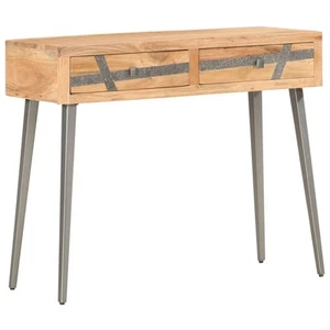 vidaXL Tavolo Consolle 90x30x75 cm in Legno Massello di Acacia - Foto 1 di 11