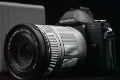 [US Duty Paid] Olympus OM-D E-M5 Mirrorless Digital Camera with Lens Black 8438 - Image 1 of 4