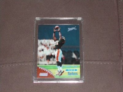 1998 Topps Stadium Club - 1998 NFL Draft Pick Takeo Spikes #186 (RC) - Image 1 of 2