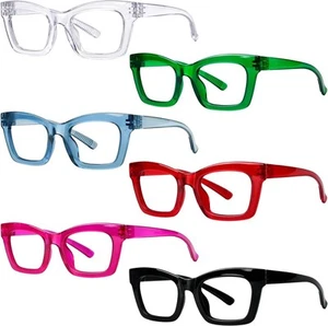 Reading Glasses Metalless Screwless Spring Hinges 6 Pack for Women +1.25 - Bild 1 von 8