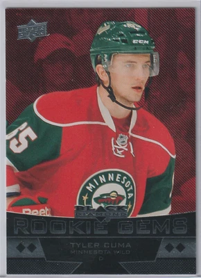 Tyler Cuma 2012-13 Black Diamond Rookie Gems Ruby #/100 - Image 1 of 2