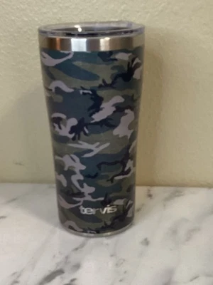 Tapa deslizante para vaso de acero inoxidable TERVIS Jungle Camo 20 oz Foto 1 de 4