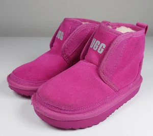 Stivali UGG Classic Neumel EZ-Fit 1121037T Rasberry Sorbet rosa bambino taglia 9C - Foto 1 di 11