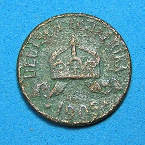 German East Africa 1/2 Heller Coin 1905 A, Obvious Verdigras, Combined Shipping - Picture 1 of 2