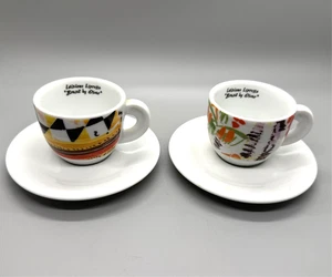 2 Ancap Italy Edizione Espresso Brazil By Oscar Cup & Saucer Sets #29/216 - Picture 1 of 5