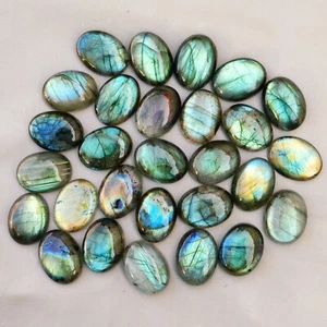 20X15 MM Labradorite Mineral Crystal Oval Shape Calibrated Loose Gemstone MV3-15 - Picture 1 of 3