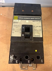 SQUARE D SKA3200  200 AMP TRIPLE POLE ADJUSTABLE  MCCB CIRCUIT BREAKER - Picture 1 of 3