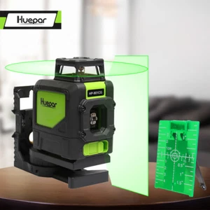 Huepar rotary laser level green Cross Line Laser Self Leveling Horizon Vertical - Picture 1 of 7