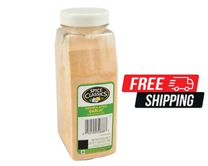 Spice Classics Granulated Garlic, 25 oz -One 25 Ounce Container of Garlic Powder - Picture 1 of 4
