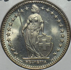 Switzerland 2008 2 Francs BU 196186 combine shipping - Picture 1 of 2