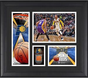 Monta Ellis Indiana Pacers Framed 15x17 Collage with a Piece of Team-Used Ball