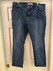 Tommy Hilfiger Jeans Mens 38x30 Blue Cotton Original Straight Leg Medium Denim