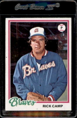 1978 Topps #349 Rick Camp Atlanta Braves - Nice Card - Image 1 of 2