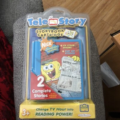 Tele Story SpongeBob Squarepants Story Book Cartridge - New in Sealed Package - Image 1 of 2