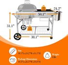 Grill Table,Kettle Grill Cart,Outdoor Prep Table Fit 18"22"Weber Original Kettle