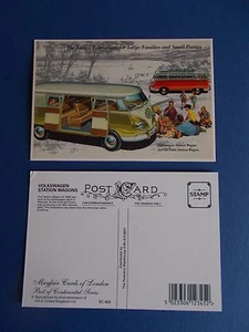 POSTCARD -  VOLKSWAGEN STATION WAGONS - Picture 1 of 1