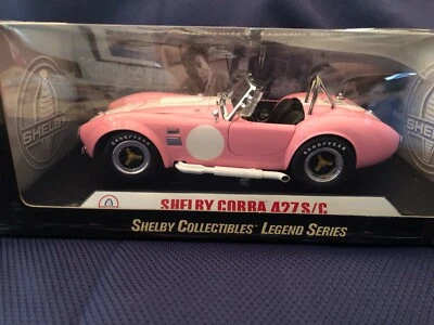 Shelby Collectibles Legend Series Cobra 427 s/c rare "Pink" color - Image 1 of 4