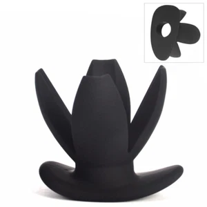 Silicone Hollow Anchor Expanding Butt Plug Dilator Anal Stretching Sex Toy Women - Picture 1 of 18