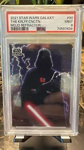 The Karloff Connection 2021 Topps Star Wars Galaxy Mojo Refractor /50 #90 PSA 9 - Picture 1 of 2
