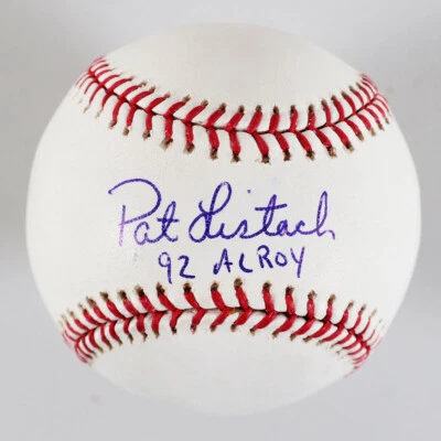 Cerveceros de béisbol firmados por Pat Listach - Certificado de autenticidad MAB Foto 1 de 4