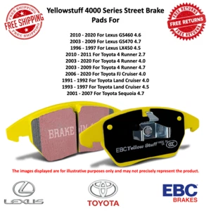 EBC Yellowstuff Brake Pad Set Rear For 03-11 4 Runner / 01-07 Sequoia #DP4993R - Picture 1 of 6