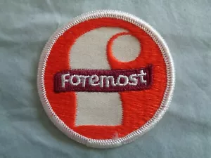 VINTAGE FOREMOST DAIRY FARMS UNIFORM PATCH 2 1/2 inches - NEW ORIGINAL - Picture 1 of 3