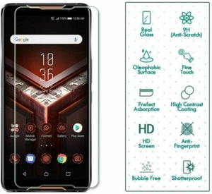 For Asus ROG Phone 5 Pro 3 9H Premium Real Tempered Glass Screen Protector - Picture 1 of 10
