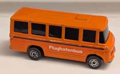 Rare Corgi juniors Export Mercedes Bus FlughafenBus Airport Shuttle Germany  - Image 1 of 4