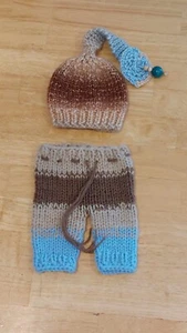 Hand knitted Newborn sets - photography props bundle. - Picture 1 of 12