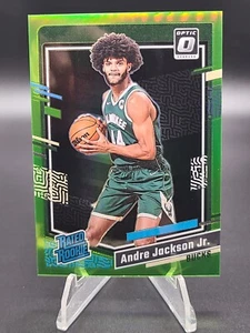 Andre Jackson Jr  2023-24 Donruss Optic #249 Rated Rookie Lime Green Prizm /149 - Picture 1 of 2