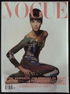 VOGUE 12/1990 CHRISTY TURLINGTON Prinzessin Diana KIRSTEN OWEN Kylie Minogue @ EX - Bild 1 von 12