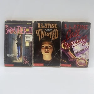 R.L. Stine Book Lot of 3 Vintage - The Babysitter II, Twisted, and Call Waiting - Picture 1 of 12