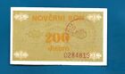 4) Bosnia / Bosnien - Banknoten  200 Dinara  N/D  1992  P-48   Circulated