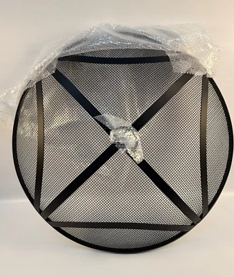 Sunnydaze Decor 24" Reinforced Steel Mesh Round Fire Pit Spark Screen NB-883 - Image 1 of 4