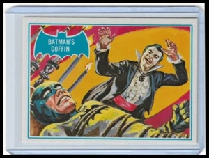 1989 Topps Batman 1966 Deluxe Reissue Ed. Blue Bat Batman's Coffin #13B - Picture 1 of 2