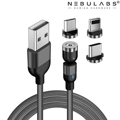 Cell Phone Magnetic Fast Car Charger Cable Charging Android Magnet Charge Cord - Image 1 of 4