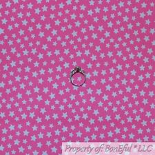 BonEful Fabric Cotton Quilt Pink White Small Little Star Baby Girl Dress L Scrap