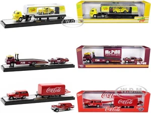 AUTO HAULERS "SODA" RELEASE 23, 3 PC SET 1/64 DIECAST MODELS M2 56000-TW23 - Picture 1 of 5