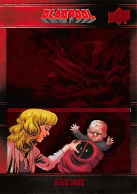Deadpool Marvel 2018 (Upper Deck) BASE Trading Card #46 / ALIEN BABY - Image 1 of 2